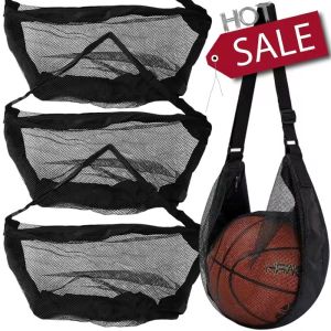Ball Messenger Bag Basketball Backpack Portable Drawstring Mesh Bag Football Volleyball Storage Bags Outdoor Sports Traveling
