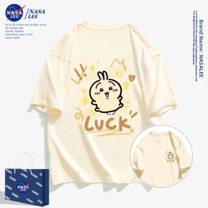 NASA LEE | NASA Collaboration Cotton T-Shirt College Style