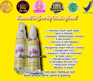FACEMIST SAFFRON/TONER/FACE SPRAY GLOWING BY WANTESGLOW.ID