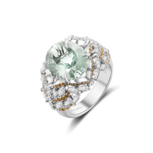Ciga Long | Traditional Chinese Inspired Natural Quartz Ring