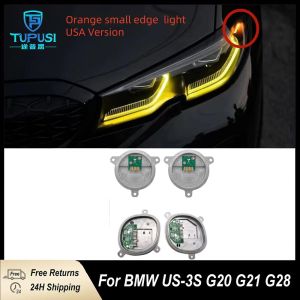 Laser Gold Yellow DRL Module For BMX 3series G20 G21 G28 Daytime Running Lighting Left+right Turn Signal Width Light Plug Play