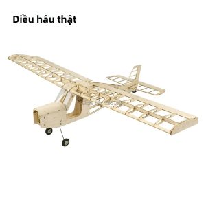 Mô Hình Máy Bay Điều Khiển Từ Xa Aeromax 750mm Sải Cánh Bằng Gỗ Balsa Bộ Dụng Cụ Lắp Ráp Bằng Gỗ Cắt Laser T09 Dành Cho Huấn Luyện Mô Hình Gỗ