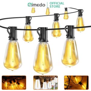 LED Outdoor Lights String Lights Outdoor Waterproof ST38 LED Bulb Party Lights IP65 Waterproof Patio Lights String