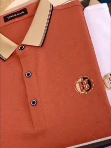 Yitiaoyu Polo Shirts for Men Embroidered Lapel Polo Shirt Cotton T Shirts