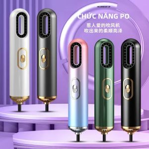 Máy Sấy Tóc Aurora 3 Trong 1 Máy Sấy Tóc Uốn Tóc Cầm Tay Máy Sấy Tóc Ion Âm Cầm Tay Với Không Khí Nóng Bùng Nổ - Quà Tặng Giáng Sinh Làm Đẹp