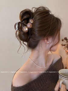 Kẹp Tóc Cá Mập Lớn Thanh Lịch Đơn Giản Cho Phụ Nữ Kẹp Tóc Sau Đầu Thời Trang Mùa Hè 2025 Phụ Kiện Tóc Cho Tóc Dài Vừa Phải