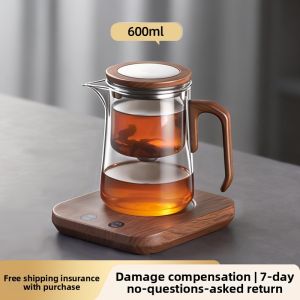 CHAHUANGZI | Magnetic Heating Teapot Glass Interior Tea Water Separator