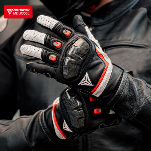 Găng tay bảo hộ moto xe máy MDL-0305C chính hãng Motowolf