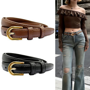 Fashionable Soft Belt for Women with Durable Alloy Pin Buckle Casual Dress Accessory for Parties