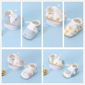 Cartoon Baby Boots Baby Toddler Shoes Girls Boys Newborn Boots Warm Non-Slip Soft Sole Shoes