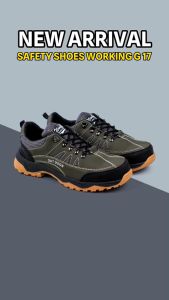Sepatu Pria Safety Ujung Besi Kerja Lapangan Working G-17
