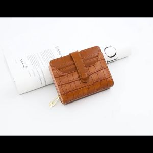 R803 Dompet Wanita Dompet Kulit Motif Croco