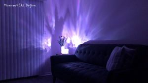 Crystal Lamp Water Ripple Light Projector Night Light 16 Color with remote control Decoration Home Houses Bedroom Aesthetic Atmosphere Holiday Gift Sunset Lights