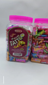 200pcs Super Tattoo Bubble Gum Candy SUGAR CRASH