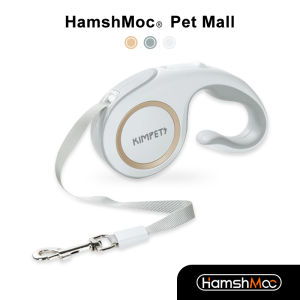 HamshMoc Retractable Dog Leash Heavy Duty Dog Walking Leash Strong with Anti Slip Handle Release Button Portable for Dog