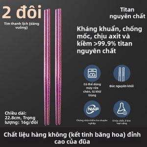 OUSKA | Đũa Titanium Sạch khuẩn Dùng tại Nhà