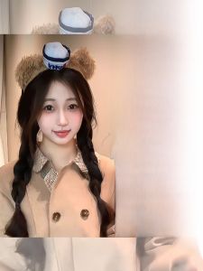 หมวกคล้องผมลายหมีดัฟฟี่ หมวกคล้องผมขนนุ่มสำหรับเด็กผู้หญิง หมวกคล้องผมสำหรับถ่ายภาพ หมวกคล้องผมลายหมีน่ารัก หมวกคล้องผมสำหรับเด็กผู้หญิง