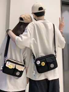 Dream VANCL Street Trendy Nylon Crossbody Bag Small Size Soft Shoulder Bag for Men and Women Casual Scenario