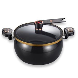 หม้อความดันไมโคร 1 ชิ้น เคลือบที่ใช้ดีกว่า หม้อสตูว์ใหม่เป็นหม้อที่ปรุงอาหารได้เร็วขึ้น หม้อซุปหม้อความดันที่ปลอดภัย