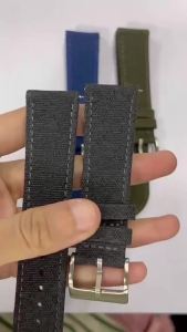 Sailcloth Watch Band Strap 20mm 22mm for Seiko Waterproof Fabric Watchband Quick Release Wristband High Quality Women Mens Belt
