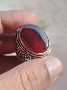 cincin batu yaman ahmar 100% natural kualitas ajib