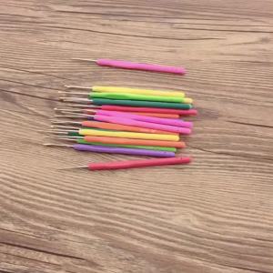 Kim Móc Len Cán Dẻo Kim Móc Len Thiết Kế Nhỏ Gọn Dễ Sử Dùng Nhiều Màu Sắc Đủ Các Size 2-10mm|Nguyên liệu đan móc FELAA