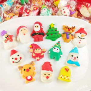 Christmas Candy Christmas Tree Cotton Candy Cute Cartoon Snacks Childrens Small Gifts Decorated Flower Biscuit Lollipop