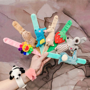 Pokemon vỗ vỗ tay vòng tròn Anime Pikachu Genie rùa búp bê vải nhung dây đeo cổ tay Đồ chơi vòng tay mềm cho trẻ em Quà tặng sinh nhật