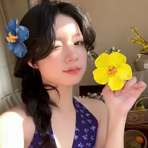Flower Hair Clip for Girls Fashionable Bohemian Flower Hair Accessories Artificial Flower Clips Bangs Hair Clip Styling Tool Beautiful Beach Holiday Artifact Flower Hairpin Clips