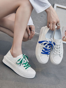 Womens Casual Shoes Two-Way Wear Thin Genuine Leather Breathable Thick Bottom Lightweight Versatile Lightweight Shoes