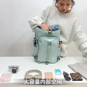 MSW Travel Bag Backpack Kalis Air Beg Sukan Gim Duffel Luggage Bag Kapasiti Besar Ada Slot Kasut