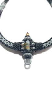 42.สร้อย 1 ห่วง(ป้อมขุน)กระดุม ยาว16-22นิ้ว(เชือกเทียน3.5มิล/เสริม8มิล)สนใจสีอื่นทักแชท