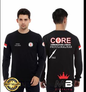 Kaos Orari Core Lengan Panjang / Kaos Distro / Kaos Katun Pria / Baju Orari Core Kaos Longsleeve