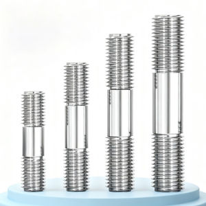 GB901 Standard Equal Length Double End Studs Rustproof 304 Stainless Steel Through-Wall Threaded Bar M3 M4 5~20Pcs Pack
