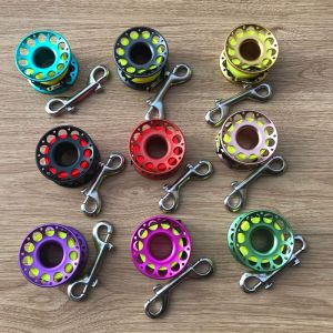 New Dive Arc Surface Line Reel Aluminum Alloy Fishing Gear with Double Head Hook Flat Line 30m for Whaleshoe Special Use