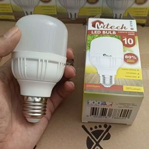 10 PCS Mitech Lampu LED Kapsul 30-5W Murah Berkualitas SNI