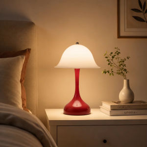 Desk Lamp LED Rechargeable Light Room Decoration Reading Light Mushroom Lampshade Lamp Light