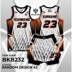 MEGZ BKB232 Customize Basketball Jersey: Full Sublimation & Free Customization