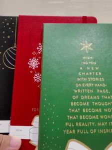 Moleskine Holiday Festive Notebook Ruled Hard Cover Large 13x21 cm