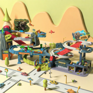 LIWAN | Dinosaur Track Adventure Parking Garage Educational Toy
