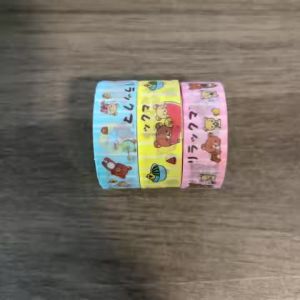 Bandai | Băng Dính Hình Gấu Nhỏ Dễ Thương Kiểu Nhật Bản Đồ Trang Trí Tự Làm Nhãn Dán Văn Phòng Phẩm Họa Tiết Hoạt Hình Dành Cho Văn Phòng & Đồ Dùng Học Tập