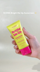 SCORA Bright Me Up Sunscreen SPF40 PA++++ UV Protection Moisturizing Lightweight Brightening Face Cream 40g