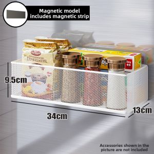 MOLORE | Magnetic Side Storage Rack for Refrigerator No-Drill