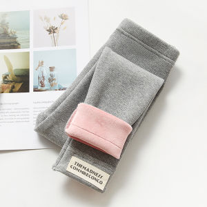 Quần Dài Cotton Dày Dặn Cho Bé Gái Mùa Đông Quần Dài Cotton Nguyên Chất Ấm Áp Thoải Mái Cho Trẻ Em Quần Dài Cotton