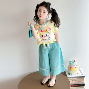 LIREGONGZHU | Cute Bunny Pattern Trendy Summer Outfit