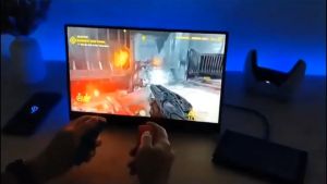 【Local Warehouse】ZSCMALL 15.6-Inch 1080P 60Hz Portable Monitor Ultra-Slim Laptop External Monitor Dual Speakers Extender Display. with Smart Cover for LaptopPC Phone Xbox switch PS4/5【Delivered Whinin 72 Hours】