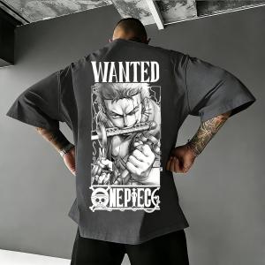 Bandai | Summer 2026 One Piece Luffy Zoro Anime T Shirt Men Women Cotton Short Sleeve Tee Cartoon Print Streetwear Casual Graphic Tops