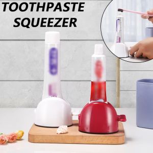 1/2pcs Bathroom Accessories Set Rolling Toothpaste Squeezer Tube Toothpaste Dispenser Cleanser Squeezer Toothpaste Holder