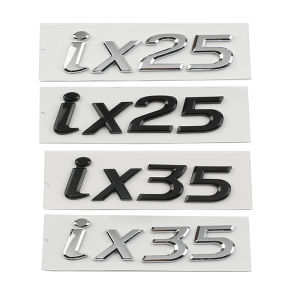 For Hyundai IX25 IX35 Letter Digit Logo Rear Trunk Emblem Small SUV Fender Side Sticker Modified Badge