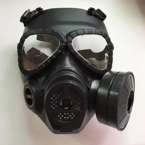 Respirator Tactical Black Gas Mask Military Style Face Protective Mask outdoor